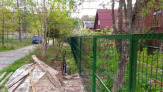 Забор для дачи из сетки гиттер (сварной забор) 550 за м.п.
