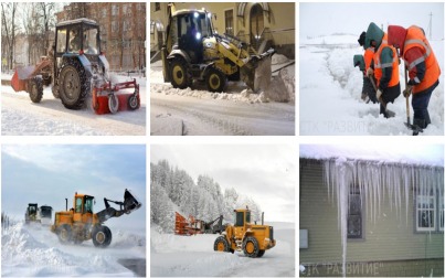 Уборка и вывоз снега дешево.